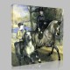 Renoir-Scène Cavalière au bois de Boulogne Canvas