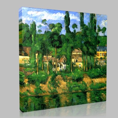 Renoir-The Castle of Médan Stampa su Tela