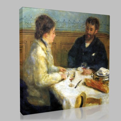 Renoir-The Lunch Stampa su Tela