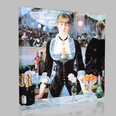 Édouard Manet-Le Bar des Folies-Bergères Canvas