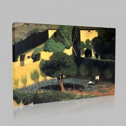 Félix Valloton-Landscape in Cagnes Stampa su Tela