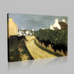 Félix Valloton-Le Chemin à Locquirec Stampa su Tela