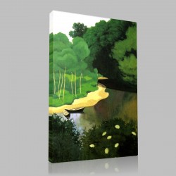 Félix Valloton-The Dordogne with Carrenac Stampa su Tela