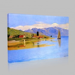 Félix Valloton-The Port of Pully Stampa su Tela