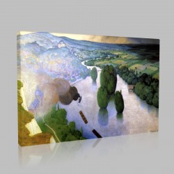 Félix Valloton-To remember Andelys Stampa su Tela