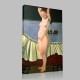 Félix Valloton-Woman is being capped Bath Canvas