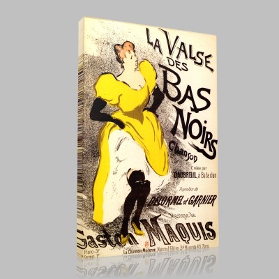Henri Gabriel Ibels-The waltz of black bottoms Canvas Henri Gabriel Ibels-The waltz of black bottoms Canvas