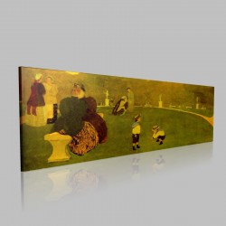 Félix Valloton-The Garden of Luxembourg Stampa su Tela