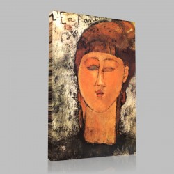 Amedeo Modigliani-L'Enfant gras Stampa su Tela