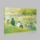 Georges-Pierre Seurat-Bathers Study for a bathe with Asnières Canvas