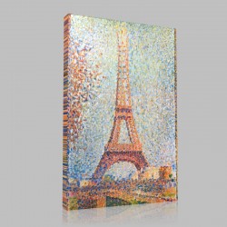 Georges-Pierre Seurat-Eiffel Tower Stampa su Tela