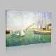 Georges-Pierre Seurat-Entered of the port of Honfleur Canvas