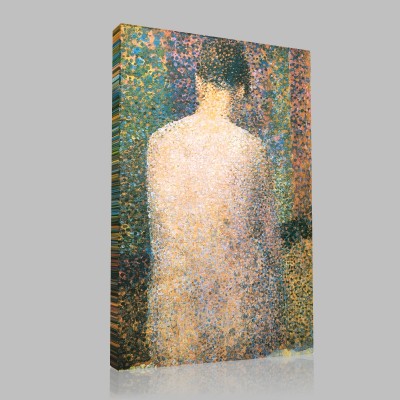 Georges-Pierre Seurat-Poseuse seen of back Study for Poseuses Canvas