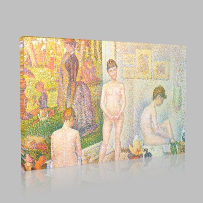 Georges-Pierre Seurat-Poseuses Small version Canvas