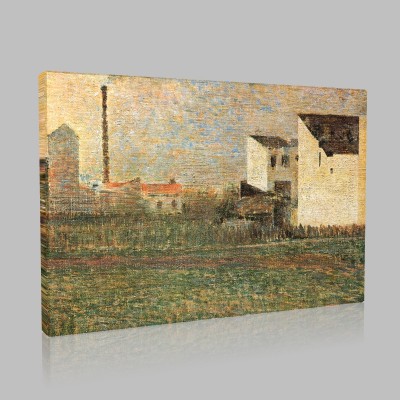 Georges-Pierre Seurat-Suburbs Canvas