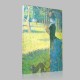 Georges-Pierre Seurat-Walk with monkey study for the Large Bowl Canvas