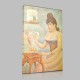 Georges-Pierre Seurat-Young woman powdering herself Canvas Georges-Pierre Seurat-Young woman powdering herself Canvas