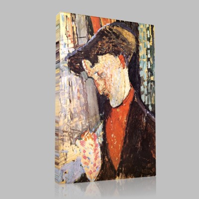 Amedeo Modigliani-Etude pour le portrait de Franck Burty Havilland Canvas