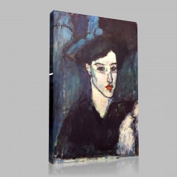 Amedeo Modigliani-La Juive Stampa su Tela