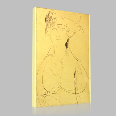 Amedeo Modigliani-Madame Othon Friesz, La Marseillaise Canvas