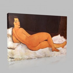 Amedeo Modigliani-Nu couché sur le côté gauché Stampa su Tela