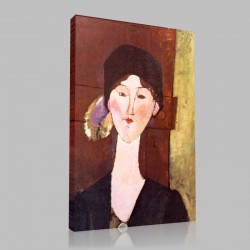 Amedeo Modigliani-Portrait de Beatrice Stampa su Tela