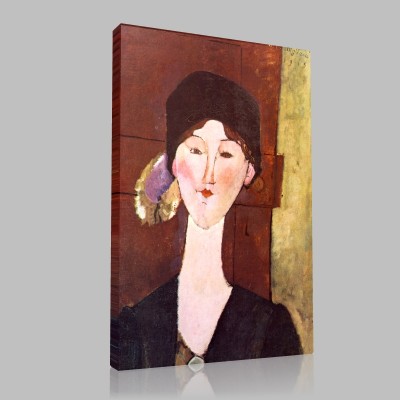 Amedeo Modigliani-Portrait de Beatrice Canvas