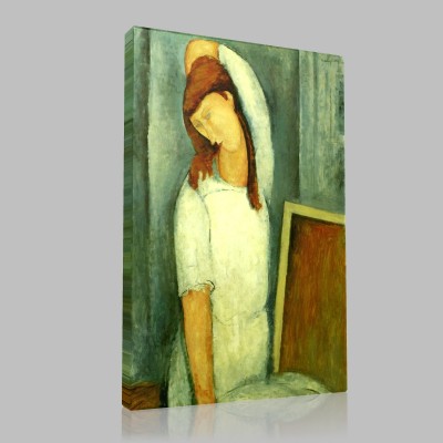 Amedeo Modigliani-Portrait de Jeanne Hébuterne (3) Canvas