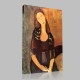 Amedeo Modigliani-Portrait de Jeanne Hébuterne (4) Canvas