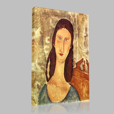 Amedeo Modigliani-Portrait de Jeanne Hébuterne (5) Canvas
