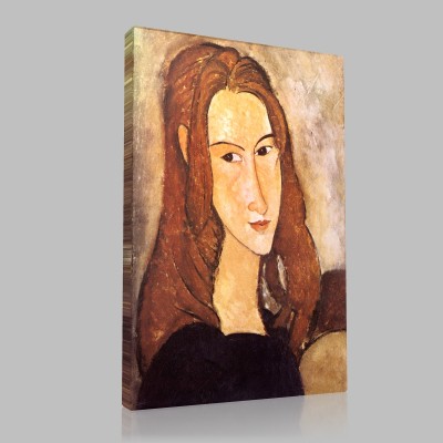 Amedeo Modigliani-Portrait de Jeanne Hébuterne (6) Canvas
