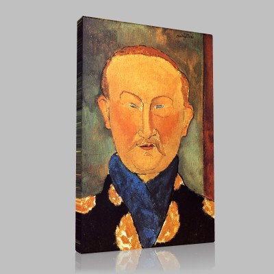 Amedeo Modigliani-Portrait de Léon Nakst Canvas Amedeo Modigliani-Portrait de Léon Nakst Canvas