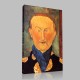 Amedeo Modigliani-Portrait de Léon Nakst Canvas Amedeo Modigliani-Portrait de Léon Nakst Canvas