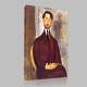 Amedeo Modigliani-Portrait de Léopold Zborowski (2) Canvas Amedeo Modigliani-Portrait de Léopold Zborowski (2) Canvas
