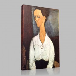 Amedeo Modigliani-Portrait de Lunia Czechowska Stampa su Tela