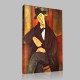 Amedeo Modigliani-Portrait de Mario Varvogli Canvas