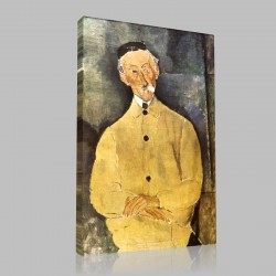 Amedeo Modigliani-Portrait de monsieur Lepoutre Stampa su Tela