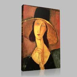 Amedeo Modigliani-Portrait of Anna Zborowska (2) Stampa su Tela