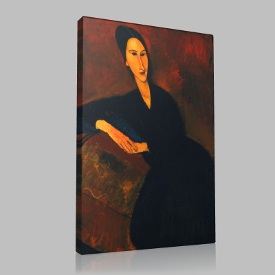 Amedeo Modigliani-Portrait of Anna Zborowska Canvas