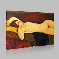 Amedeo Modigliani-Reclining Nude Le Grande Nu Stampa su Tela
