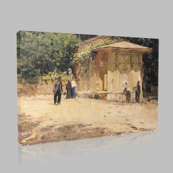 Fausto Zonaro-5 Stampa su Tela