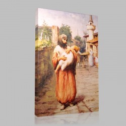 Fausto Zonaro-60 Stampa su Tela