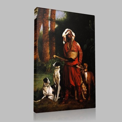 Gérôme-Un valet de chien Canvas