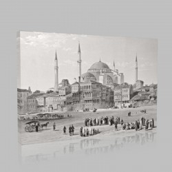 Ayasofya B&W Stampa su Tela