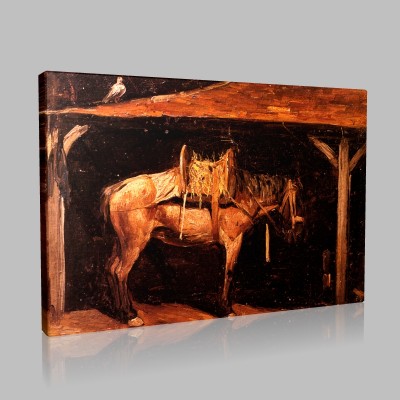 Paul Huet-Norman horse Canvas