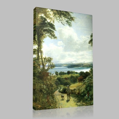 Sam Bough-Edinbourgh from Dalmany Stampa su Tela