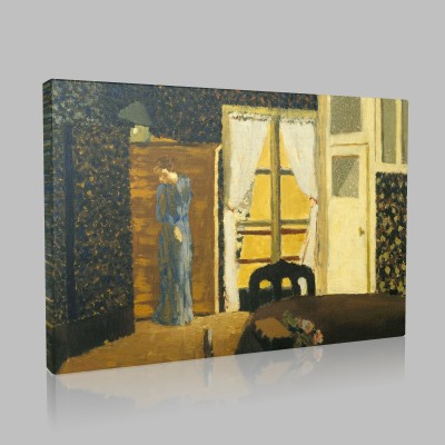 Edouard Vuillard-Interior of Room Canvas
