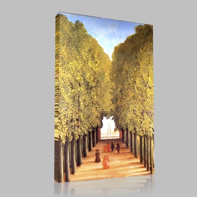 Henri Rousseau-Alley with the park of Saint-Cloud Canvas
