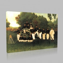 Henri Rousseau-Artillerists Stampa su Tela
