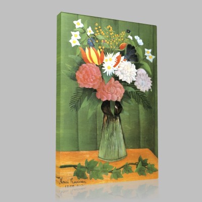Henri Rousseau-Bunch of flowers Canvas
